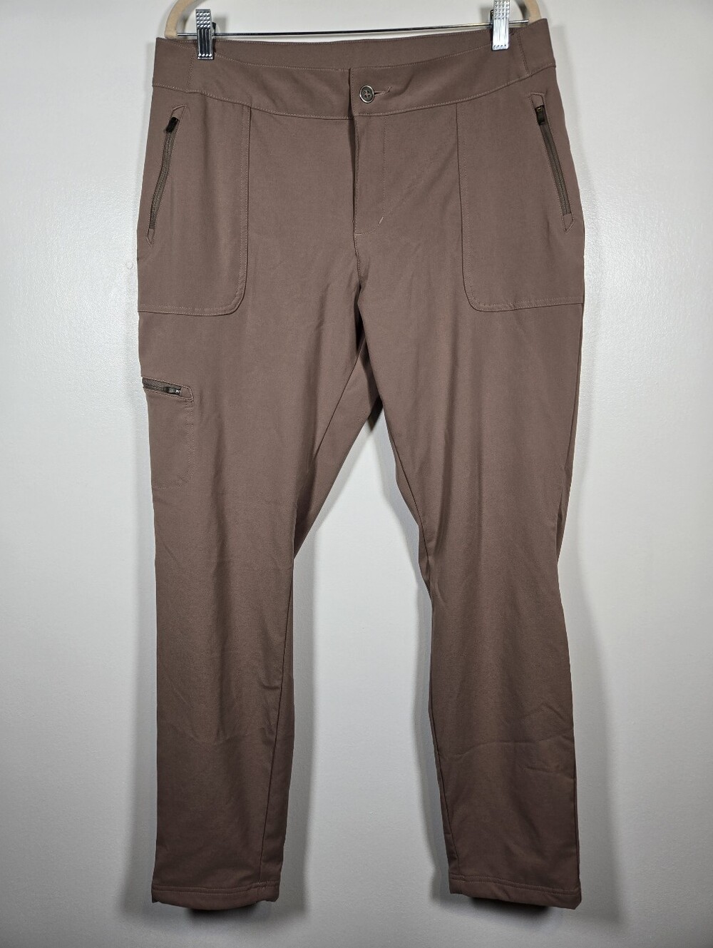 Columbia Savanna Hill Straight Leg Outdoor Hiking Pants Tan Womens Size 14